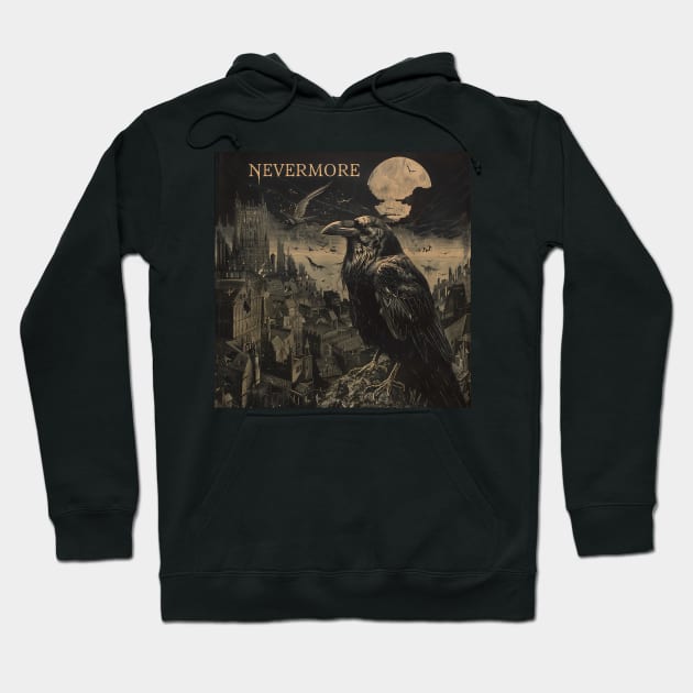 Quoth The Raven Hoodie by BreastlySnipes